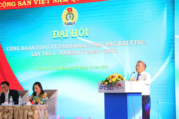 ĐẠI HỘI CÔNG ĐOÀN CÔNG TY TNHH KHÁCH SẠN DẦU KHÍ PTSC LẦN THỨ V, NHIỆM KỲ 2025 - 2030